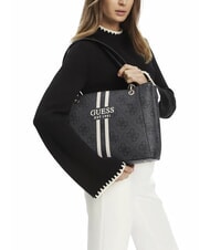 GUESS NOELLE Geantă de umăr tipărită geanta viking mare roo coalog - Genți femei - 4