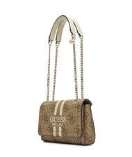 GUESS NOELLE 2 Geantă de umăr cu logo, geantă crossbody LOGO LAPTE - Genți femei - 2