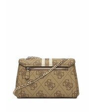 GUESS NOELLE 2 Geantă de umăr cu logo, geantă crossbody LOGO LAPTE - Genți femei - 4