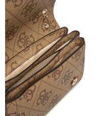 GUESS NOELLE 2 Geantă de umăr cu logo, geantă crossbody LOGO LAPTE - Genți femei - 6