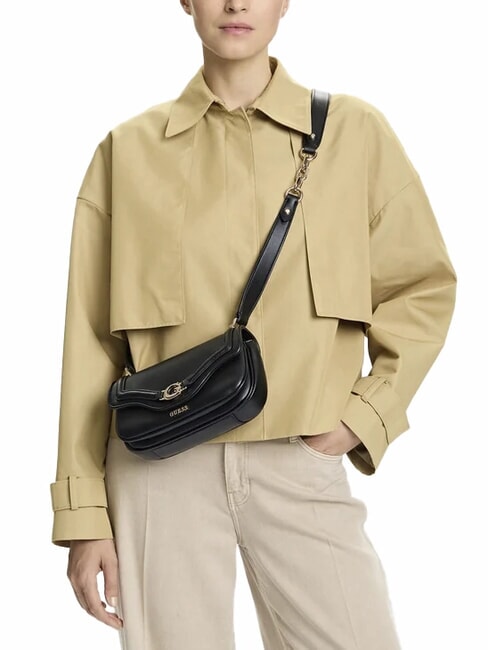 DEA Geantă de umăr cu clapă BLACK - Genți femei