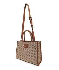 GUESS NEDA Geantă tote din material jacquard LOGO LAPTE - Genți femei - 4
