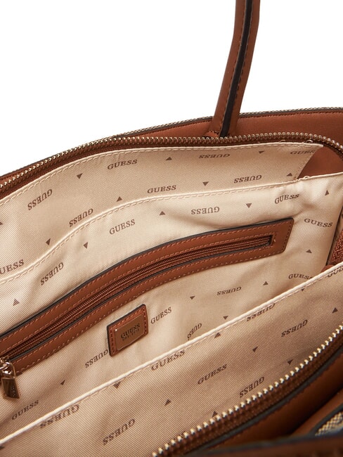 NEDA Geantă tote din material jacquard LOGO LAPTE - Genți femei