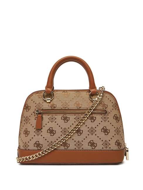 NEDA Geantă Dome din material jacquard LOGO LAPTE - Genți femei