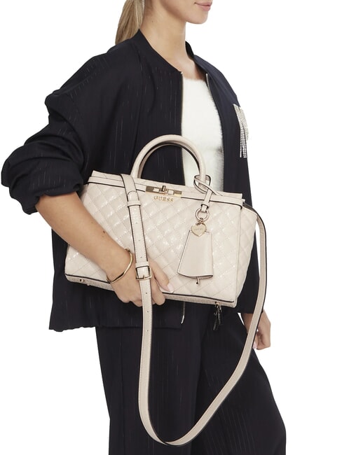 IDRA Geantă matlasată cu curea de umăr BLACK - Genți femei