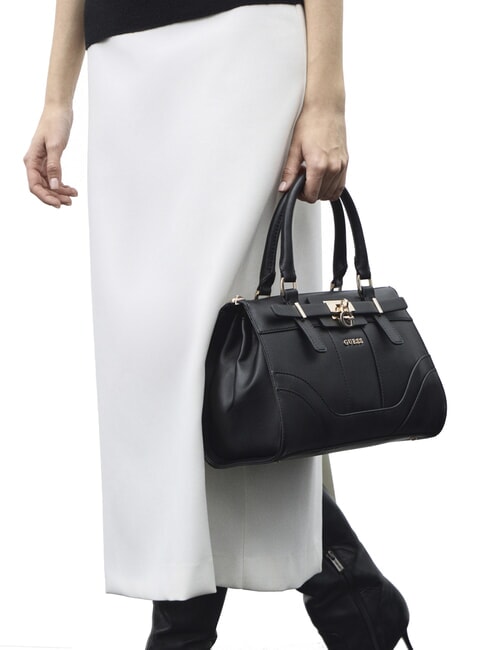 GREYSON Geantă de m&acirc;nă cu curea de umăr BLACK - Genți femei