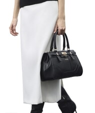 GUESS GREYSON Geantă de m&acirc;nă cu curea de umăr BLACK - Genți femei - 4