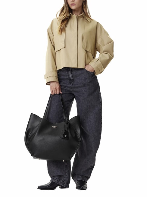 AMORETTE Geantă de umăr cu clutch BLACK - Genți femei