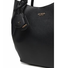 GUESS AMORETTE Geantă de umăr cu clutch BLACK - Genți femei - 7