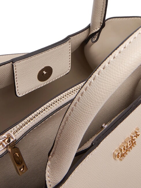 AMORETTE Geantă de m&acirc;nă cu curea de umăr taupe deschis - Genți femei