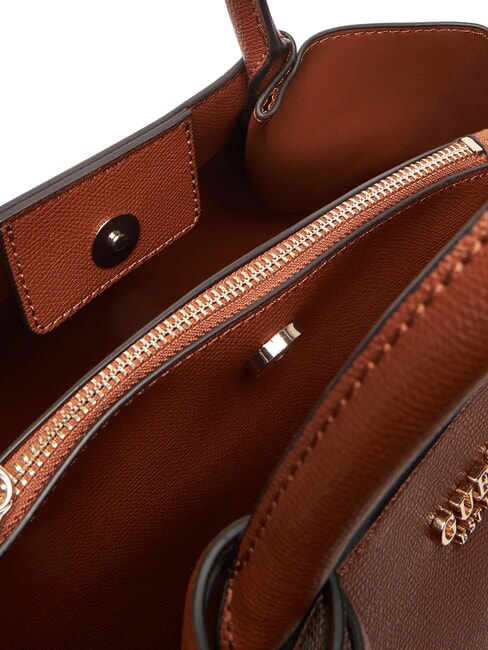 AMORETTE Geantă de m&acirc;nă cu curea de umăr COGNAC - Genți femei