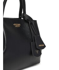 GUESS AMORETTE Geantă de m&acirc;nă cu curea de umăr BLACK - Genți femei - 3