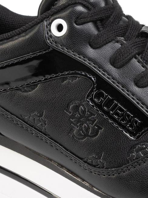 HANSIN Adidași &icirc;nalți Negru / negru - Pantofi femei