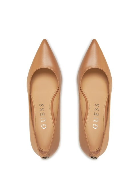 BRAVO4 Decolteu din piele nisip - Pantofi femei