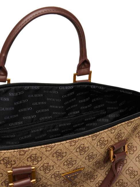 IBIZA Geantă de m&acirc;nă, cu curea de umăr bej/maro - Genți de voiaj