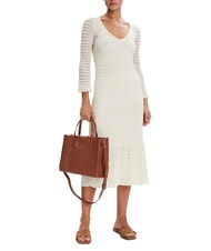 GUESS BRIGITTA Geantă de m&acirc;nă, cu curea de umăr COGNAC - Genți femei - 6