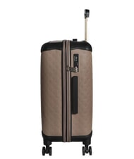 GUESS WILDER 22 Cărucior mediu logo taupe &icirc;nchis - Trolere rigide - 4