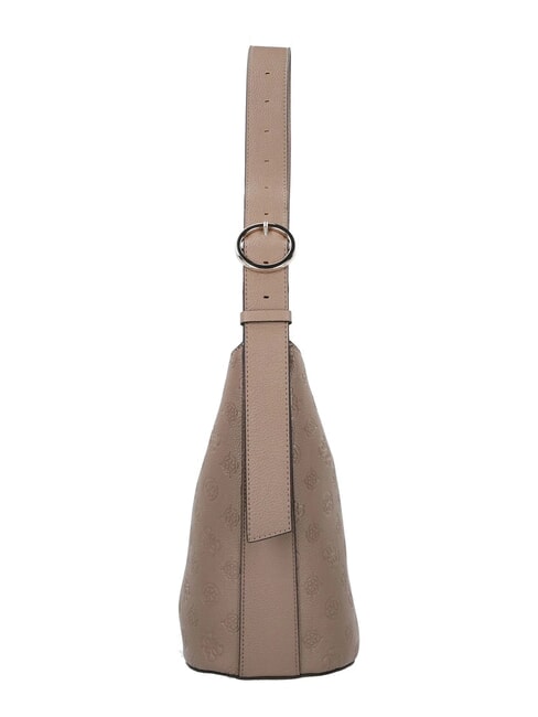 CRESIDIA Geantă tip clutch logo taupe &icirc;nchis - Genți femei