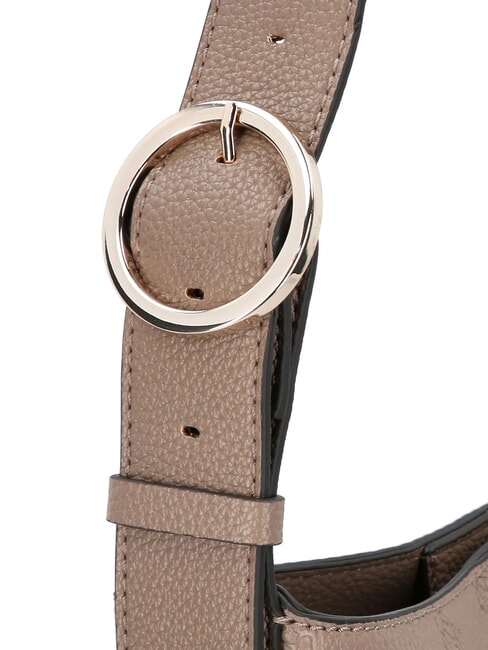 CRESIDIA Geantă tip clutch logo taupe &icirc;nchis - Genți femei