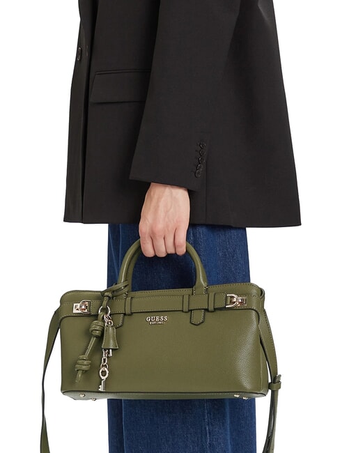 GREGORIA Geantă medie cu curea de umăr măsline - Genți femei