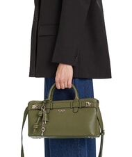 GUESS GREGORIA Geantă medie cu curea de umăr măsline - Genți femei - 5