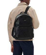 GUESS BOSTON Rucsac pentru laptop de 15,6" pentru bărbați BLACK - Rucsacuri pentru laptop - 5