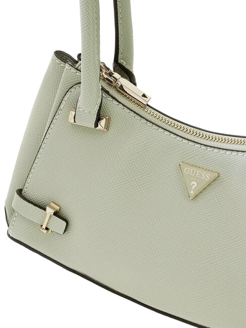 ROSALBA Geantă de umăr cu imprimeu Saffiano salvie - Genți femei