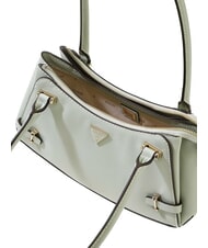 GUESS ROSALBA Geantă de umăr cu imprimeu Saffiano salvie - Genți femei - 4