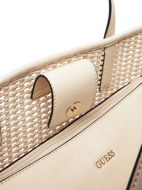 BRIGITTA Geantă de m&acirc;nă, cu curea de umăr coajă - Genți femei