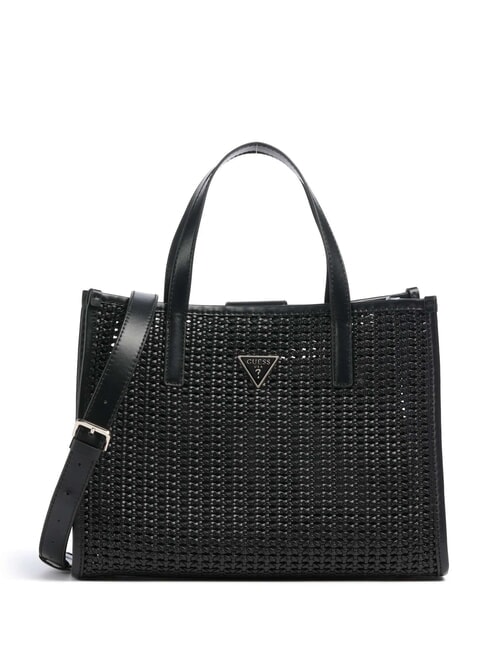 BRIGITTA Geantă de m&acirc;nă, cu curea de umăr BLACK - Genți femei