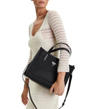 GUESS BRIGITTA Geantă de m&acirc;nă, cu curea de umăr BLACK - Genți femei - 5