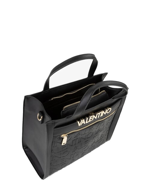 CORA Geantă de m&acirc;nă, cu curea de umăr negru - Genți femei