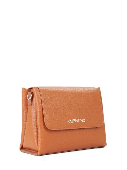 ALEXIA Geantă cu logo metalic pe curea de umăr piele - Genți femei