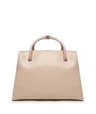 MARIO VALENTINO ALEXIA Geantă de m&acirc;nă cu curea de umăr cu logo ecru - Genți femei - 3