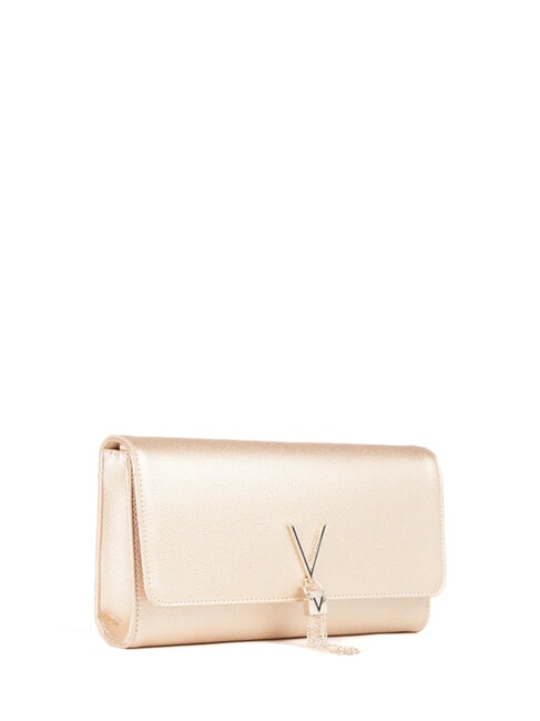 DIVINA Geantă de umăr metalică aur - Genți femei