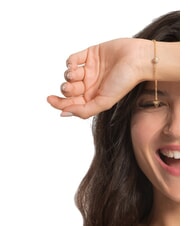 GUESS CALYPSO Brățară cu sferă și cristale aur galben - Brățări - 2