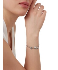 GUESS 4G LIGHT Brățară cu trei pandantive SILVER - Brățări - 2