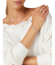 GUESS LA FLEUR Brățară cu pandantiv floral și cristale SILVER - Brățări - 2