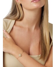 GUESS LA FLEUR Brățară cu medalion floral aur galben - Brățări - 2