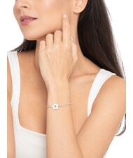 GUESS SHINING WINTER Brățară cu floare și cristale SILVER - Brățări - 3