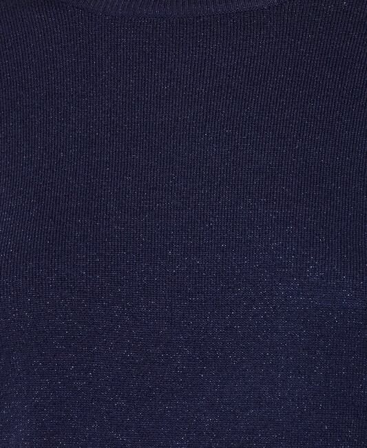 PARANA Cardigan lurex cu decolteu rotund albastru - Pulovere pentru femei