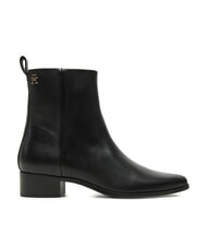 TOMMY HILFIGER TH  Ghete din piele pentru gleznă negru - Pantofi femei - 2
