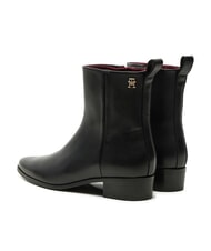 TOMMY HILFIGER TH  Ghete din piele pentru gleznă negru - Pantofi femei - 3