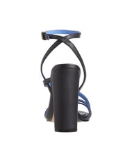 TOMMY HILFIGER TH LEATHER BLOCK Sandale &icirc;nalte din piele cu bareta la gleznă negru - Pantofi femei - 5