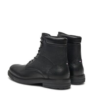 TOMMY HILFIGER HILFIGER OUTDOOR Ghete din piele cu guler căptușit negru - Pantofi bărbați - 5