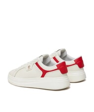 TOMMY HILFIGER POINTY COURT Adidași din piele alb - Pantofi femei - 6