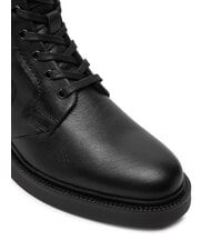 TOMMY HILFIGER HILFIGER COMFORT Ghete din piele cu șireturi și fermoar negru - Pantofi bărbați - 3