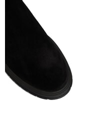 TOMMY HILFIGER HILFIGER SUEDE Ghete din piele &icirc;ntoarsă cu fermoar negru - Pantofi bărbați - 4