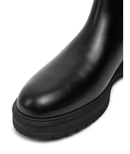 TOMMY HILFIGER HILFIGER ABRASIV WAR Ghete din piele stil Chelsea negru - Pantofi bărbați - 3