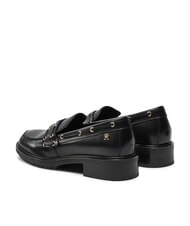 TOMMY HILFIGER CHUNKY NAUTICAL EYELETS  Mocasini din piele negru - Pantofi femei - 5